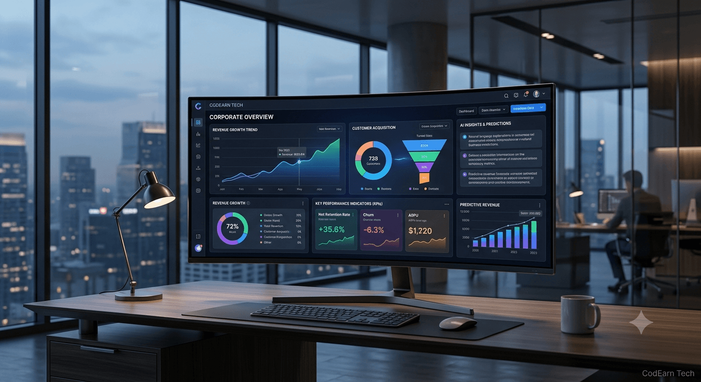 SaaS Analytics Platform screenshot 1